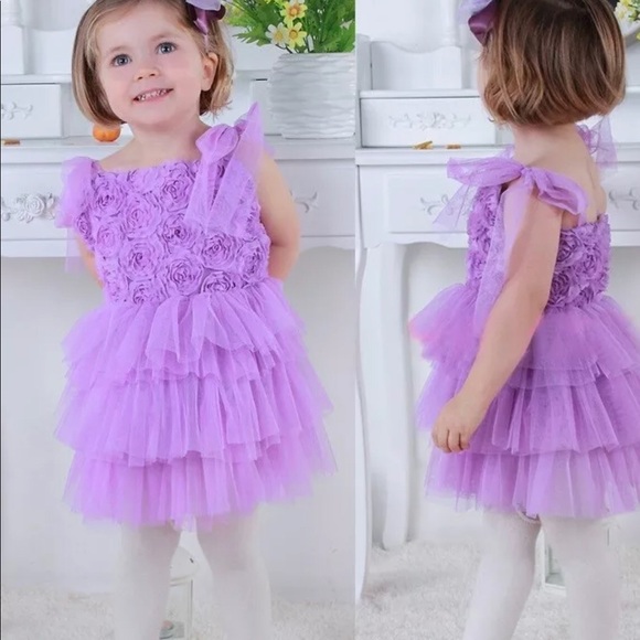 New sweet little girls tule dress 👗 - Picture 2 of 8